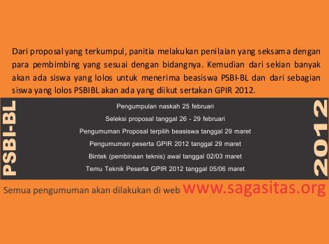 pengumuman psbibl